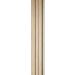 Akustikpanel i egetræsfiner 3000x520x18 mm