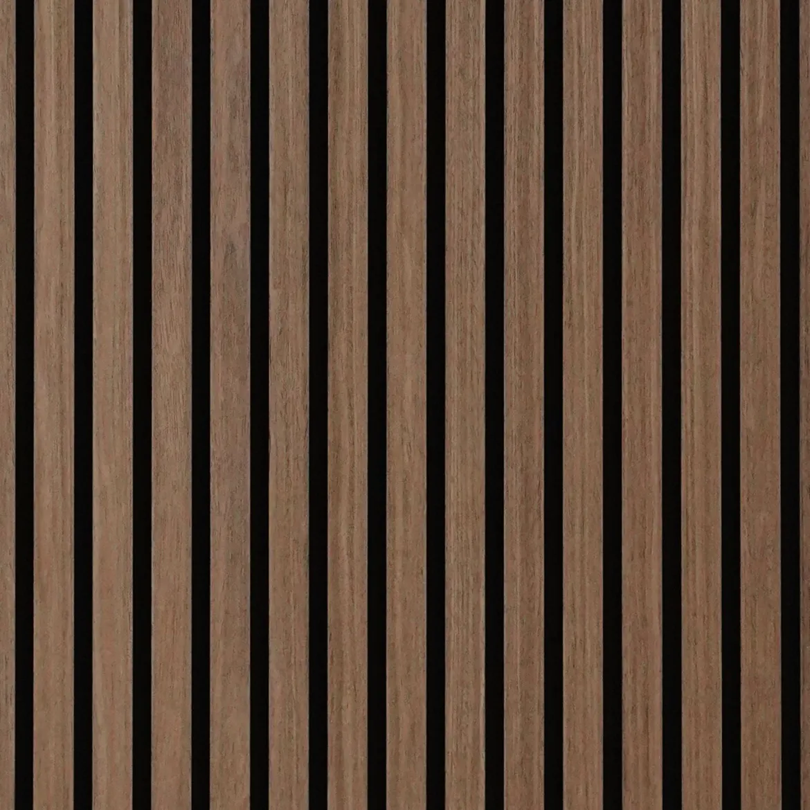 Akustikpanel i røget egetræsfiner 2400x520x18 mm