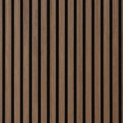 Akustikpanel i røget egetræsfiner 3000x520x18 mm