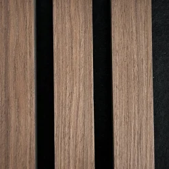 Akustikpanel prøve i røget egefinér 150 x 120 mm