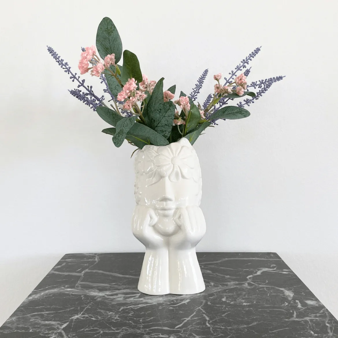 Asti keramik vase i hvid 19,8 cm