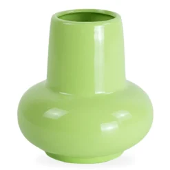 Birka keramik vase grøn 15 cm