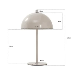 Bloom bordlampe Sort