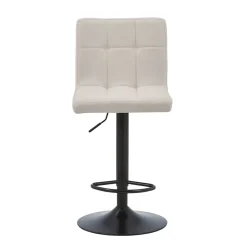 Diana - beige justerbar barstol med drejefunktion 360 grader