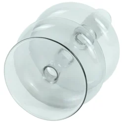 Fairy glas lysestage grå 15 cm