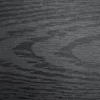 Finley komposithegn midtermodul - H: 150 x L: 185 cm - Antracitgrå/sort
