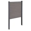Finley komposithegn startmodul - H: 150 x L: 95 cm - Brun
