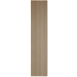 Fleksibel akustikpanel i egetræsfiner 2600x520x18 mm