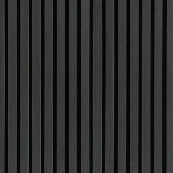 Fleksibel akustikpanel i sort egetræsfiner 2400x520x18 mm