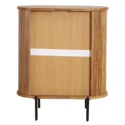 Florence jalousi skab med lameller i eg 70x40x85 cm