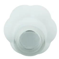Foxy glas vase hvid 21 cm