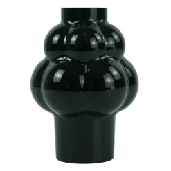 Foxy glas vase sort 21 cm