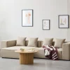 Hailey - Venstrevendt chaiselong modulsofa i sand med 3 moduler L: 415 X D: 148 X H: 65 cm