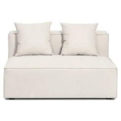 Hailey - Venstrevendt chaiselong modulsofa i beige med 3 moduler L: 415 X D: 148 X H: 65 cm