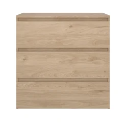 Maise kommode H:70 x B:70 x D:41 cm med 3 skuffer i egelook