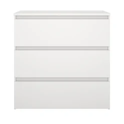 Maise kommode H:70 x B:70 x D:41 cm med 3 skuffer i hvid