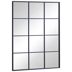 Melanie New yorker spejl sort 95x70 cm
