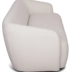 Melisa - 3 personers sofa i hvid boucle L: 220 x D: 84 x H: 66 cm