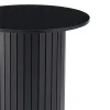 Milas rundt barbord i sort 80x105 cm