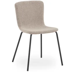 Miley spisebordsstol i beige boucle