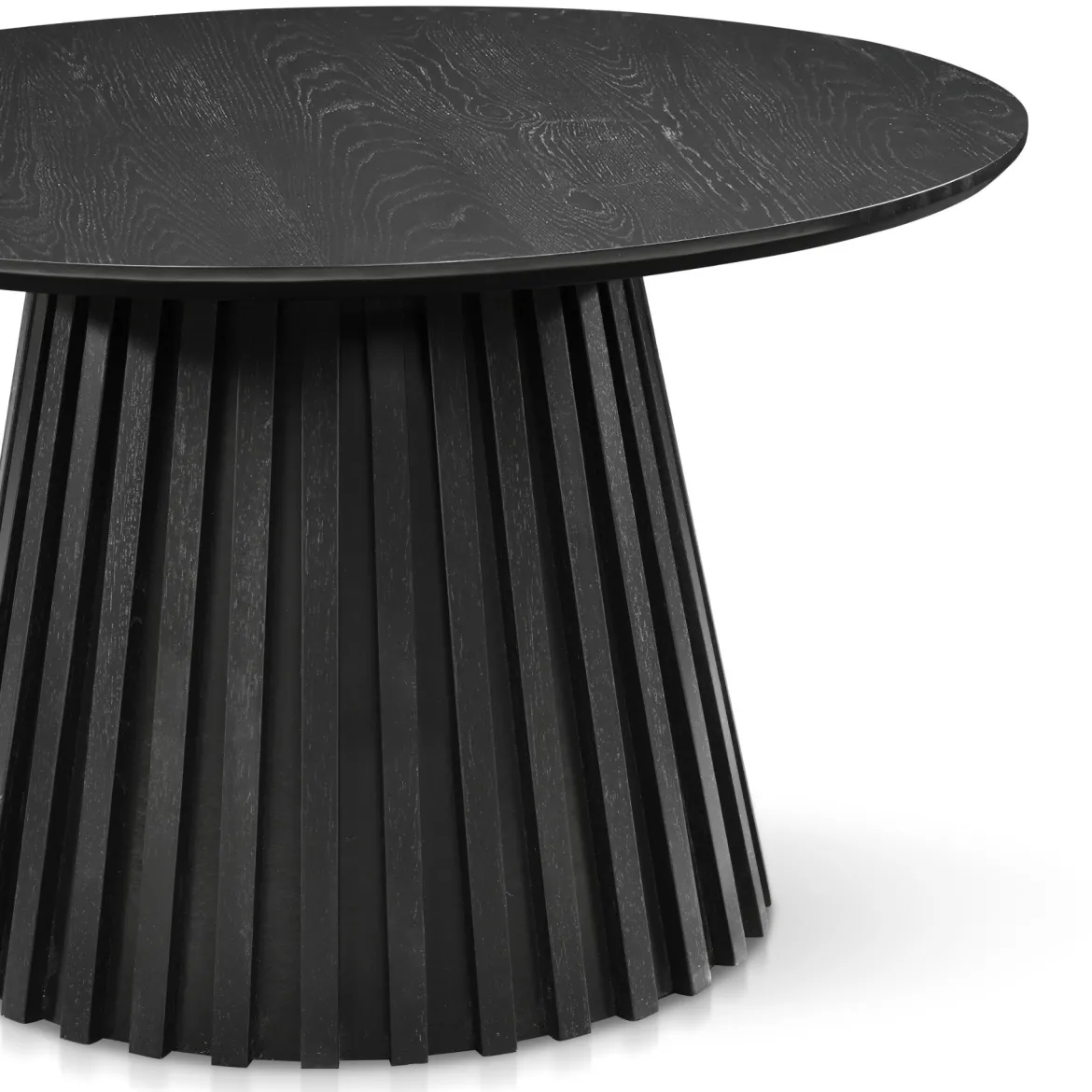 Monica lamel sofabord sort Ø78 cm