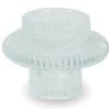 Nala glas lysestage klar 6 cm