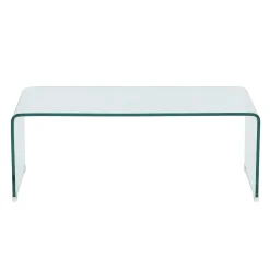 Nicole glas sofabord 95x45x35 cm