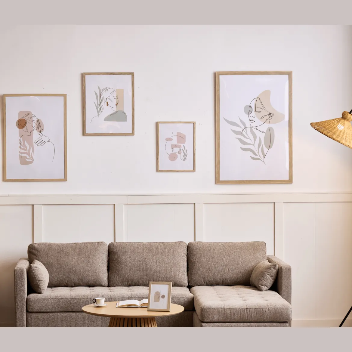 Paloma billedramme 60x90 cm træ