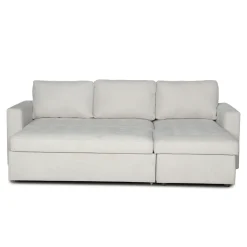 Sinus beige sovesofa med vendbar chaiselong og opbevaring