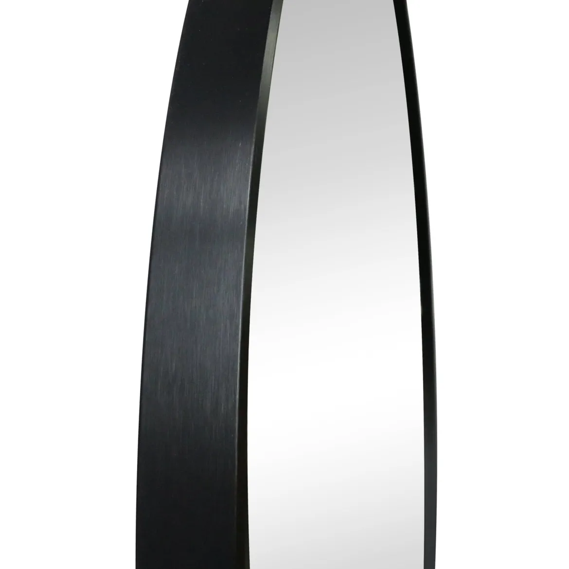 Sofie Ovalt Spejl Med Sort Ramme 50 x 80 cm